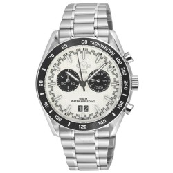 Freccia Chronograph Quartz White Dial Men's Watch 42904B