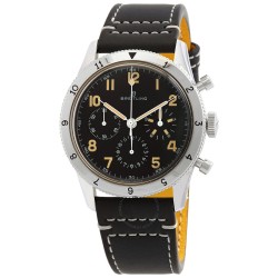Aviator 8 Chronograph Hand Wind Black Dial Men's Watch AB0920131B1X1