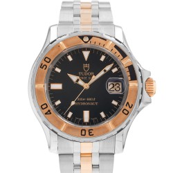 Pre-owned Tudor Prince Date Automatic Black Dial Men's Watch 89193P