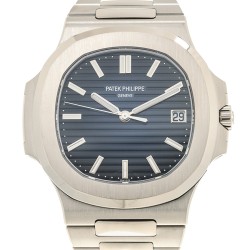Nautilus White Gold Automatic Blue Dial Men's Watch 5811/1G-001