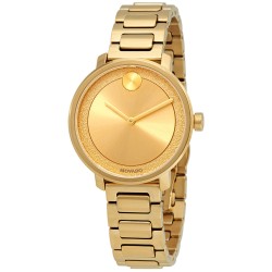 Bold Pale Gold Dial Ladies Watch 3600502