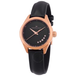Jazzmaster Quartz Black Dial Ladies Watch H32121430