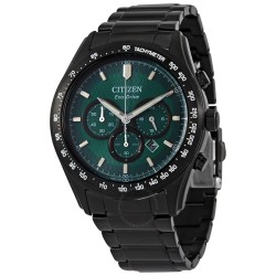 Eco-Drive Chronograph Green Dial Men's Watch CA4455-86X