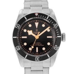 Pre-owned Tudor Black Bay Automatic Chronometer Black Dial Men's Watch 79230N