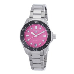 Aquaracer Automatic Diamond Pink Dial Ladies Watch WBP231J.BA0618