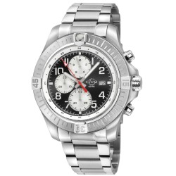 T38 Chronograph Quartz Black Dial Men's Watch 42800B