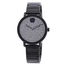 Bold Evolution 2.0 Quartz Gunmetal Paved Dial Ladies Watch 3601153