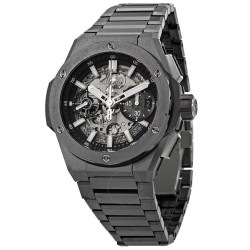 Pre-owned Hublot Big Bang Integral Chronograph Skeleton Dial Men's Watch 451.cx.1170.cx