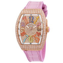 Vanguard Automatic Diamond Ladies Watch V 32 SC AT FO D CD COL DR