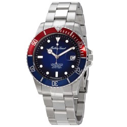 Mathy Vintage Jumbo Blue Dial Pepsi Bezel Men's Watch H907ATNB