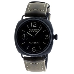 Pre-owned Panerai Radiomir Black Seal Black Dial Men's Watch PAM00292