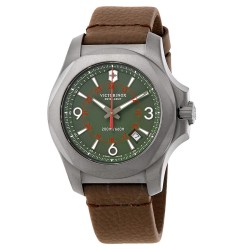I.N.O.X Green Dial Brown Leather Men's Watch 241779