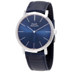 Pre-owned Piaget Altiplano Blue Dial Men's Watch G0A42105