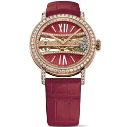 Corum Bridge Hand Wind Diamond Red Dial Men's Watch B113/03277