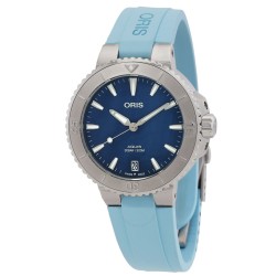 Aquis Automatic Blue Dial Ladies Watch 01 733 7770 4155-07 4 18 65FC
