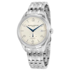 Pre-owned Baume et Mercier Clifton Silver Dial Men's Watch A10099
