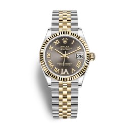 Datejust 31 Dark Grey Diamond Dial Automatic Ladies Steel and 18kt Yellow Gold Jubilee Watch 278273GYRDJ