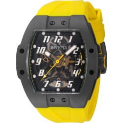 JM Correa Titanium Automatic Black Dial Men's Watch 44401