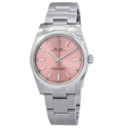 Oyster Perpetual 34 Automatic Chronometer Pink Dial Ladies Watch 124200PKSO