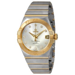 Constellation Silver Diamond Dial Men's Watch 123.20.38.21.52.002