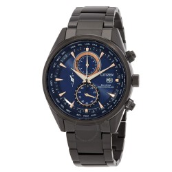 Radio-Controlled Perpetual Chronograph Blue Dial Men's Watch AT8265-81L