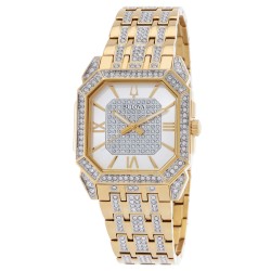 Octava Quartz Crystal Silver Dial Men's Watch 98A295