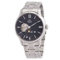 Sun and Moon Automatic Black Dial Men's Watch RA-AS0008B10B