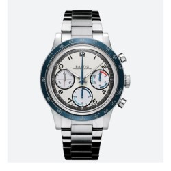 Tricompax Chronograph Hand Wind Silver Dial Men's Watch TRITOURAUTO