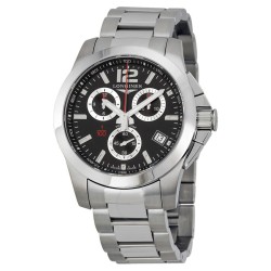 Conquest Chronograph Black Dial Men's Watch L37004566