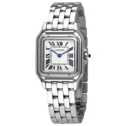 Panthere de Cartier Medium Model Silver Dial Ladies Watch WSPN0007