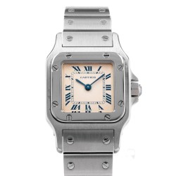 Pre-owned Cartier Galbee Quartz Champagne Dial Men's Watch W20017D6