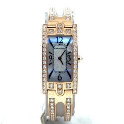 Pre-owned Harry Winston Avenue Quartz Diamond Ladies Watch 330LQR