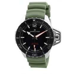Khaki Navy Frogman Automatic Black Dial Men's Watch H77825331