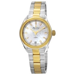 Comtesse Quartz Mother of Pearl Dial Ladies Watch AL-240MPW2C3B