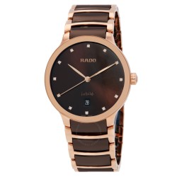Centrix Diamonds Quartz Brown Dial Unisex Watch R30023732