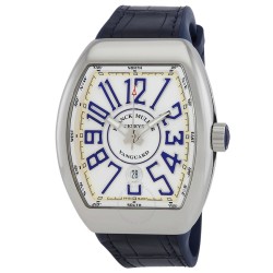 Vanguard Automatic White Dial Men's Watch 45SCWHTWHTBLU-1
