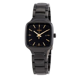 True Square Quartz Black Dial Ladies Watch R27080162