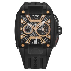 Re-Volt Chronograph Automatic Black Dial Men's Watch RB.REV.CH.TB.BKG