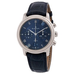 Villeret Chronograph Large Date Automatic Blue Dial Men's Watch 6885-1540-55B