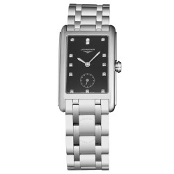 Dolcevita Quartz Diamond Black Dial Ladies Watch L5.512.4.57.6