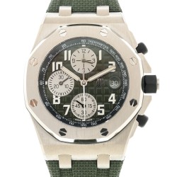 Royal Oak Offshore Chronograph Automatic Green Dial Men's Watch 26238TI.OO.A056CA.01