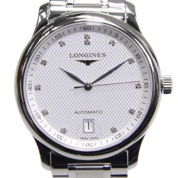 Master Collection Diamond Silver-tone Dial Men's Watch L2.628.4.77.6