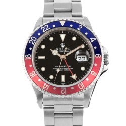Pre-owned Rolex Gmt-Master Ii GMT Automatic Black Dial Men's Watch 16700 BKSO