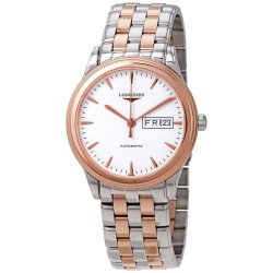 Flagship Automatic White Dial Men's Watch L4.899.3.92.7