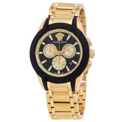 Chronograph Quartz Black Dial Men's Watch VEM800524