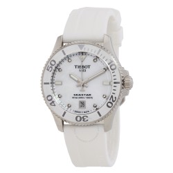 Seastar Quartz Diamond White Mother of Pearl Dial Unisex Watch T120.210.17.116.00