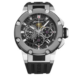Predator Chronograph Automatic Black Dial Men's Watch RB.PR.CH.TIBC.BK