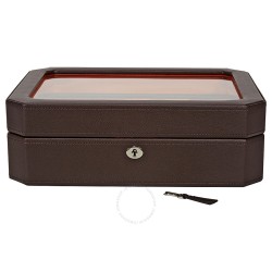 Windsor Ten Piece Brown/Orange Watch Box 458406