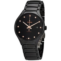 True Automatic Diamond Black Dial Men's Watch R27056732