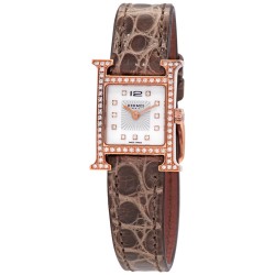 Quartz Diamond Silver Dial Ladies Watch 041670WW00